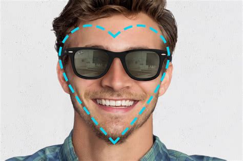 heart shaped face men sunglasses.